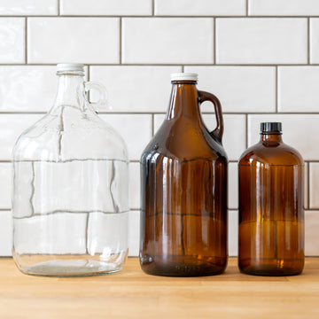 Glass Bottles & Growlers