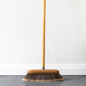 split horsehair indoor broom